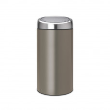Atkritumu tvertne ar 2 nodalījumiem, Touch Bin Recycle, 2x20L, platīna