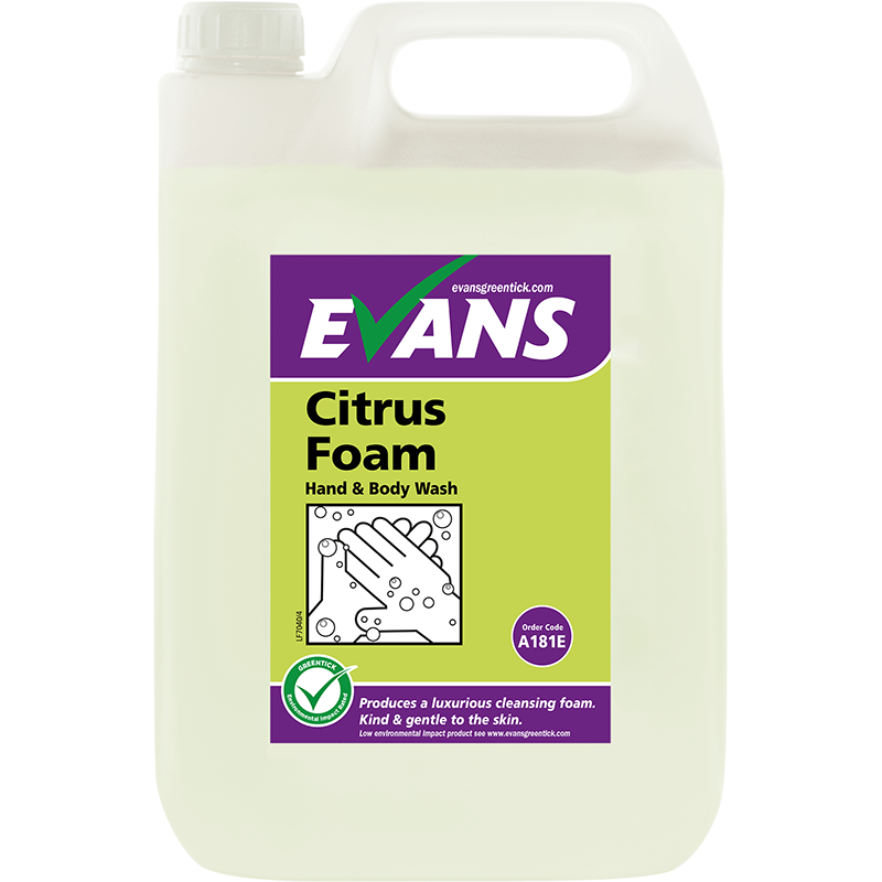 CITRUS FOAM Putu ziepes, 5L