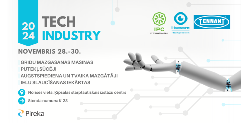 Dalība izstādē Tech Industry 2024